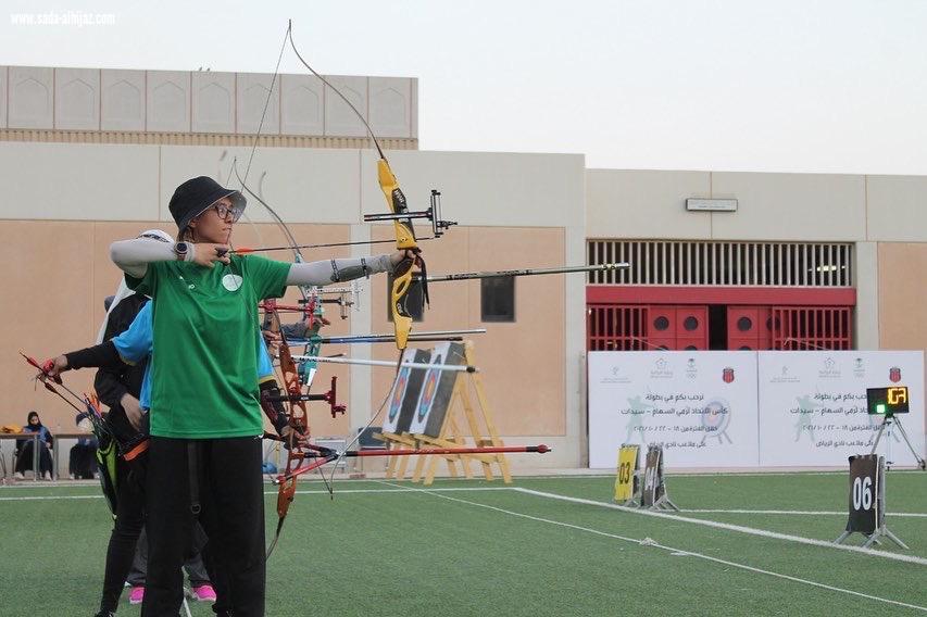 في ختام منافسات كأس الاتحاد السعودي للسهام للسيـدات  