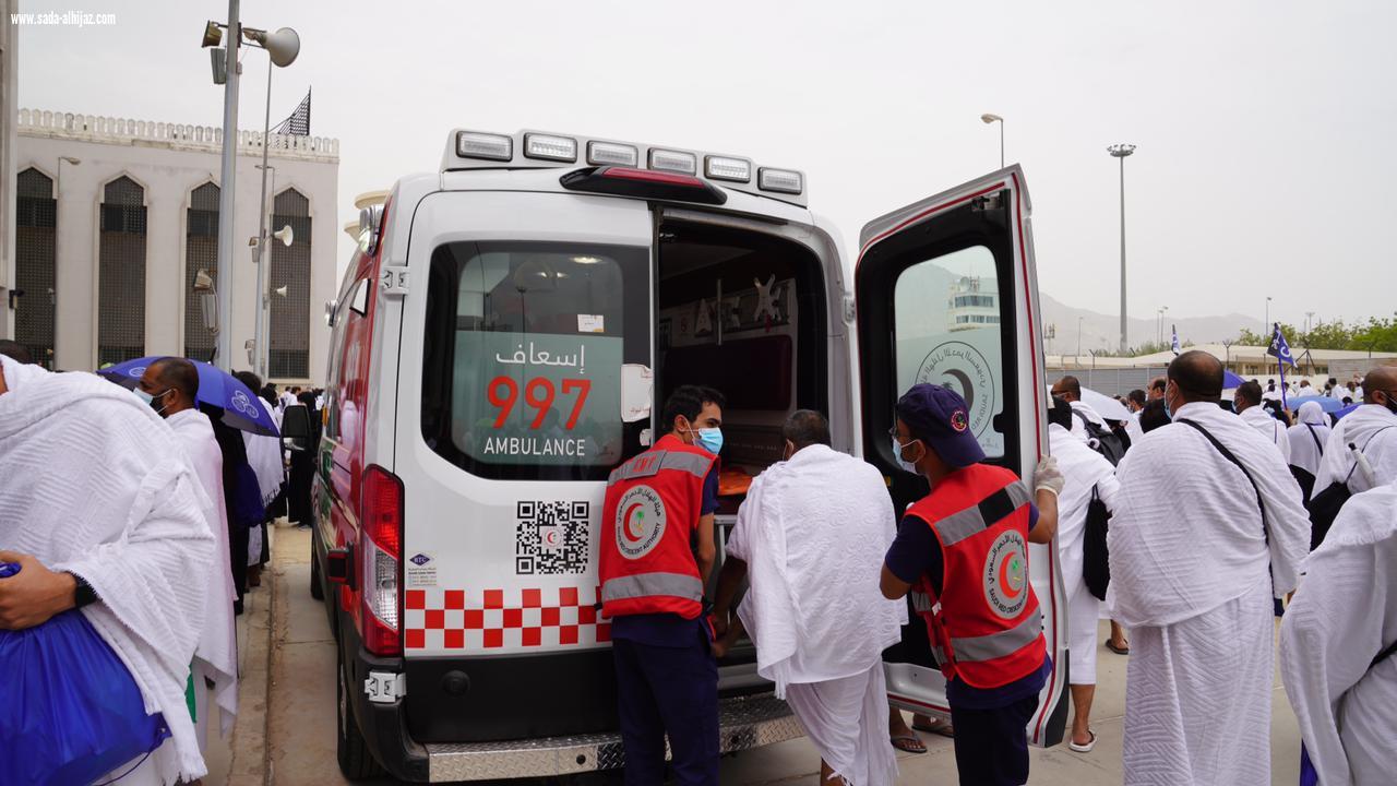 الهلال الأحمر يتلقى (11516) مكالمة في العاصمة المقدسة والمشاعر