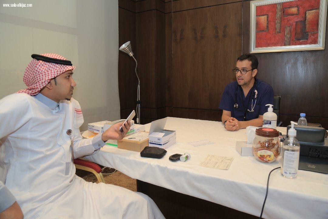 الإسلامية والصحة يواصلان تقديم الخدمات الصحية على مدار الساعة العيادة الطبية التابعة لضيوف برنامج خادم الحرمين تقدم 1500 حالة علاجية بالمدينة المنورة