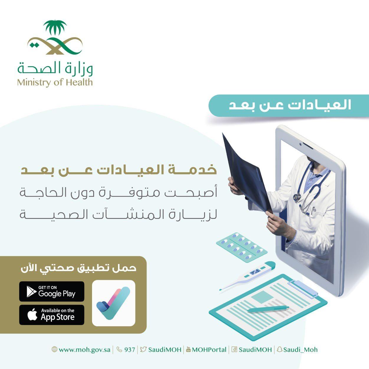 العيادات الطبية الافتراضية في العلاج عن بعد ودورها في وقاية المجتمع 