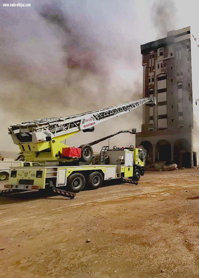 مدني المدينة المنورة ينفذ تجربة فرضية بمبنى إسكان زائرين
