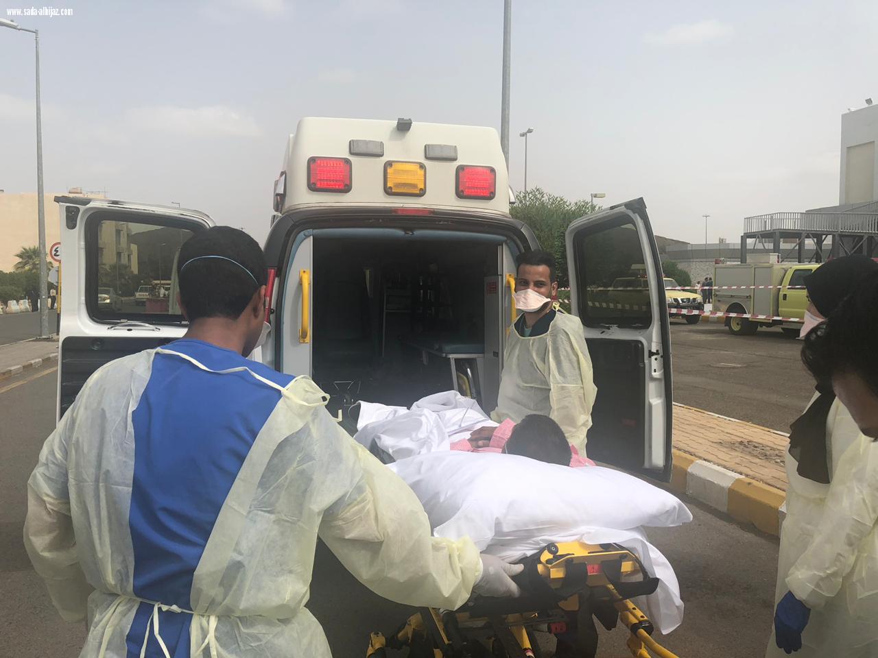 مستشفى الملك فهد بالمدينة يُنفذ فرضية حريق بالتعاون مع الدفاع المدني بالمنطقة