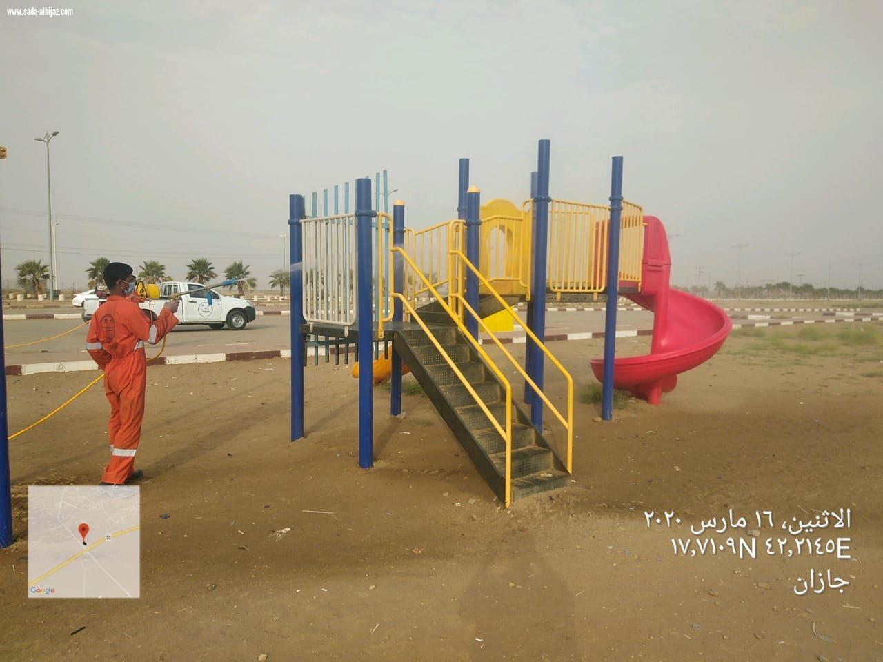 بلدية الدرب تواصل جهودها الوقائية والإحترازية للحد من انتشار كورونا
