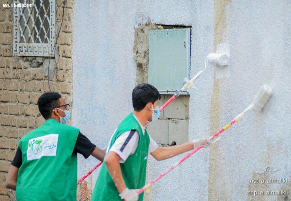 عودة حملة مدينتي أجمل لمواصلة عملها الميداني التطوعي في حي ابن سويلم
