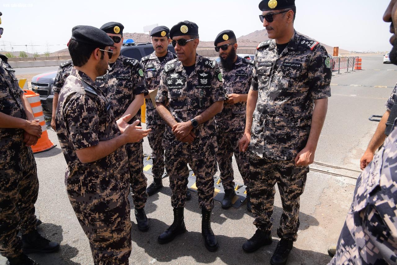 قائد قوات أمن المنشآت يتفقد مواقع القوات بمنطقة المدينة المنورة....