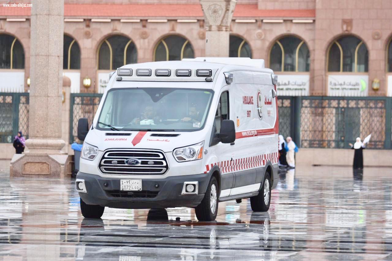 هلال المدينة المنورة يتلقى 86 بلاغ ويسعف 67 حالة خلال ٢٤ ساعة