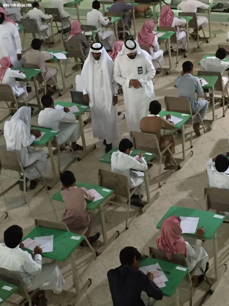 بالصور ١٦ ألف طالب وطالبة يؤدون اختباراتهم في تعليم الليث