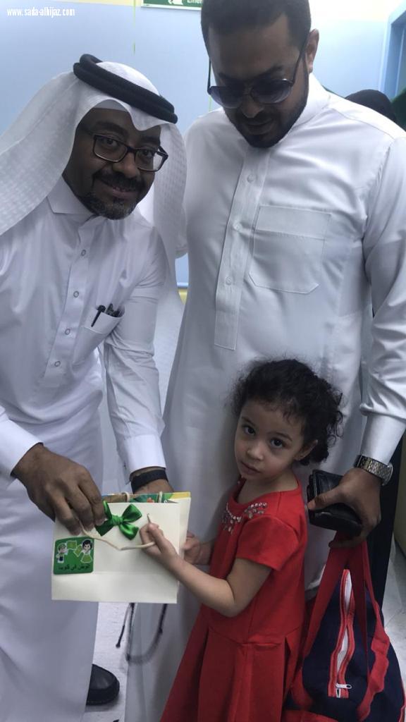 مستشفى النساء و الولادة والاطفال بالمدينة تحتفل اليوم باليوم الوطني 88 للمملكة ،