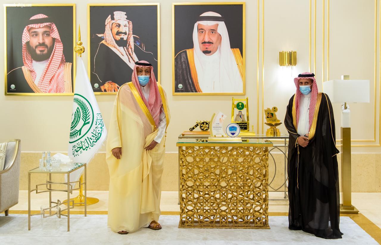 سمو امير الباحة .. يستقبل رئيس نادي الباحة الرياضي 
