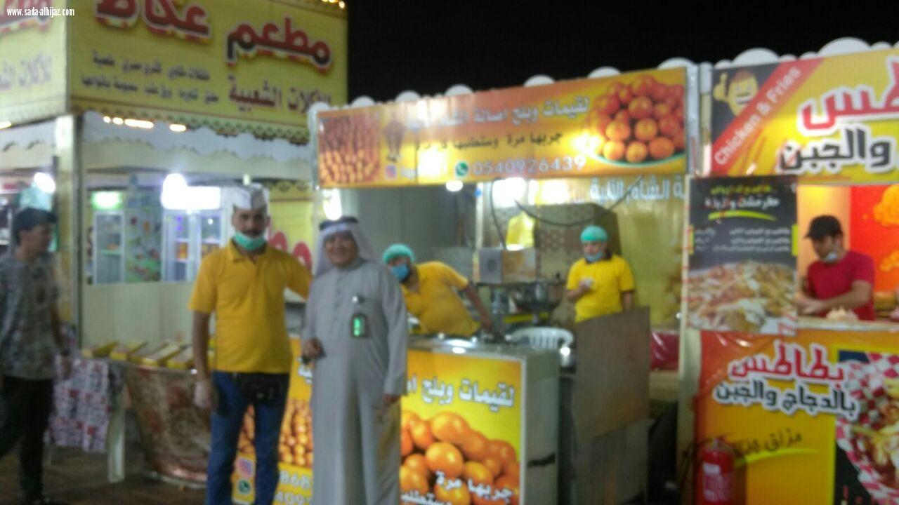صحيفة صدى الحجاز تتجول بين اقسام مهرجان ربيع النوارية