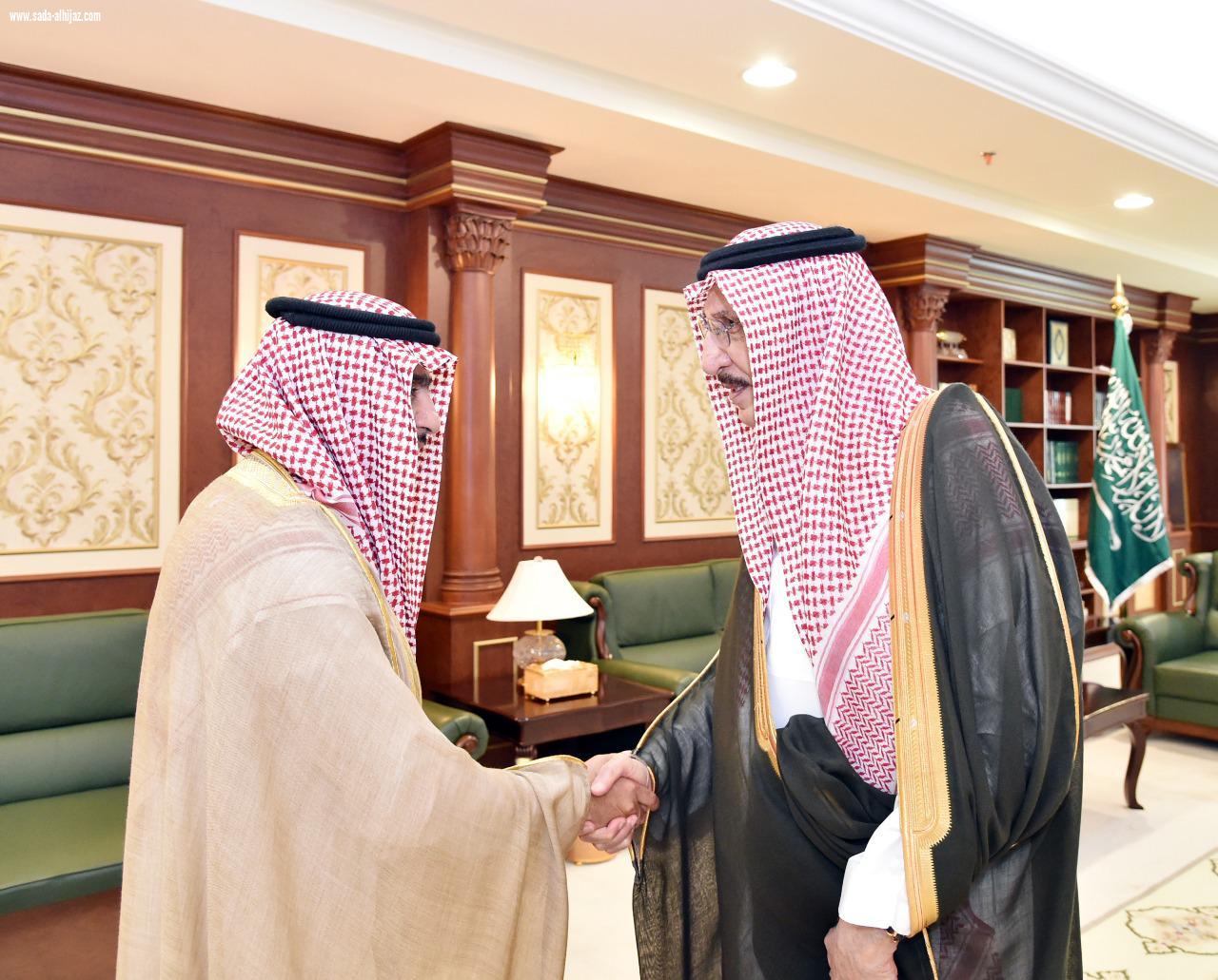 أمير منطقة جازان يستقبل رئيس الهيئة الملكية للجبيل وينبع