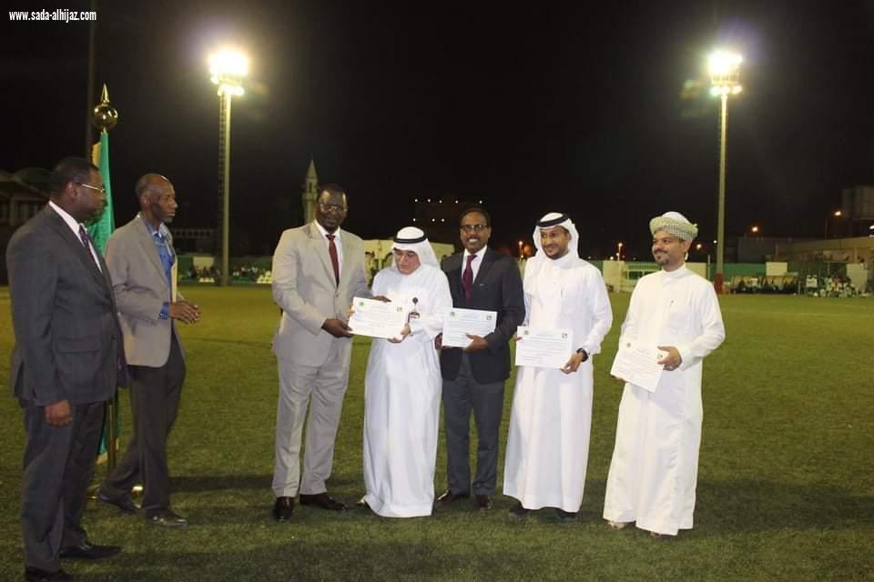 بحضور الشيخ غزالي طس منتخب جاليات نيجيريا يحصد كأس دوري القناصل المعتمدين بجدة احتضنته اكاديمية النادي الاهلي بجدة 