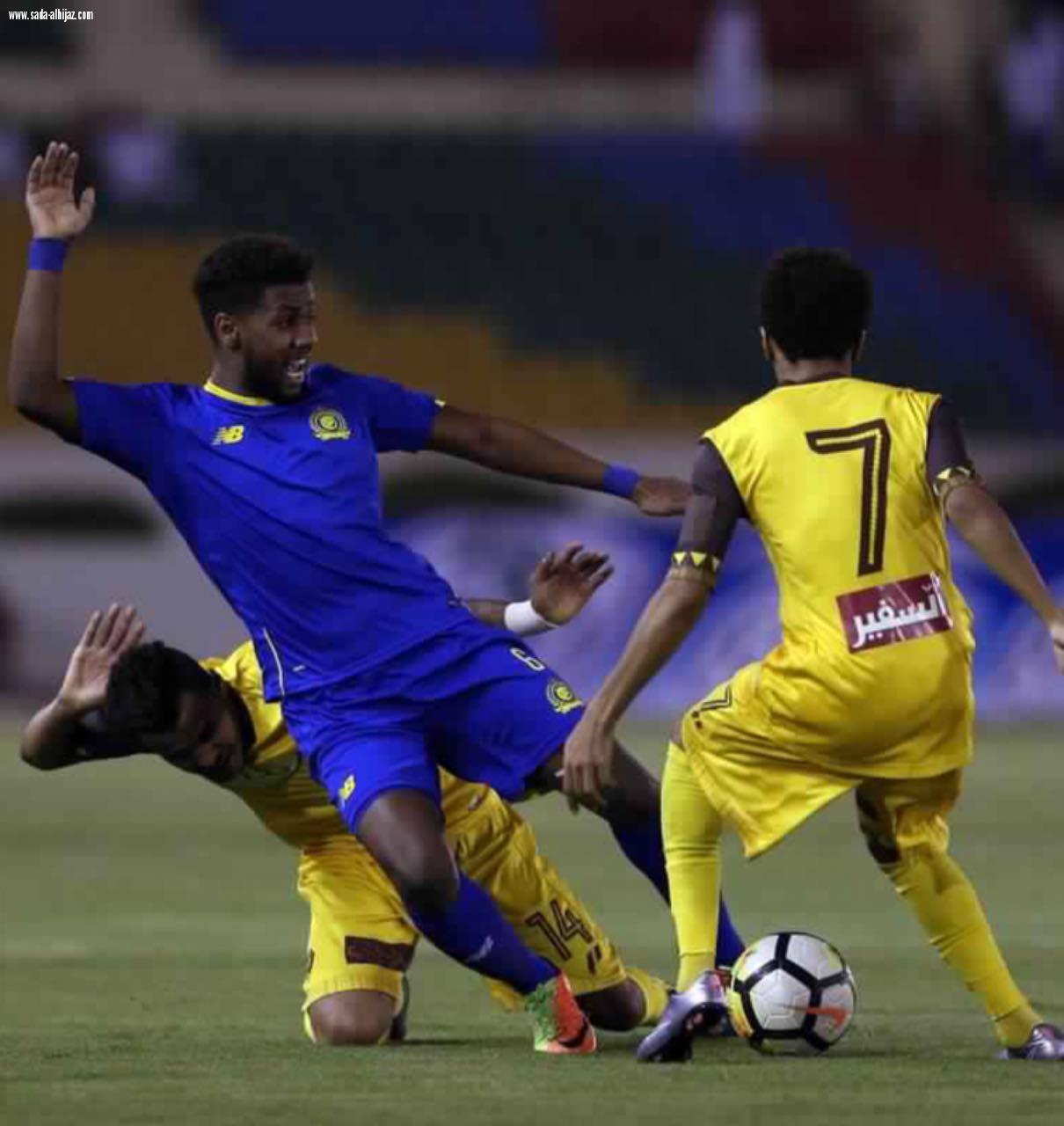           النصر يسجل تعادلاً رابعاً أمام أُحد