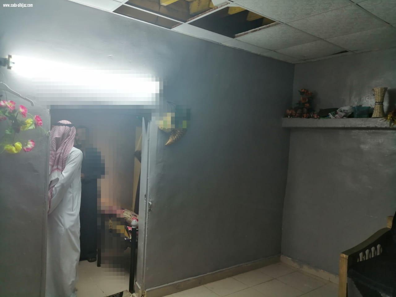 بر المسارحة تقوم بزيارة بعض المنازل المتضرره من الأمطار في محافظه الاحد