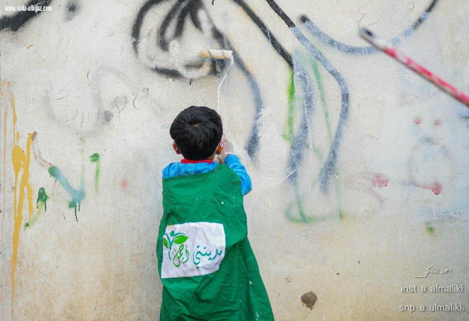 عودة حملة مدينتي أجمل لمواصلة عملها الميداني التطوعي في حي ابن سويلم
