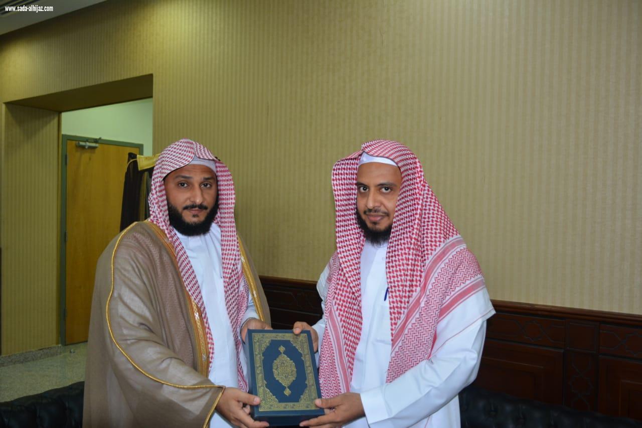 مدير عام فرع وزارة الشؤن الاسلامية المدخلي في ضيافة رئيس المحكمة الجزائية في جازان