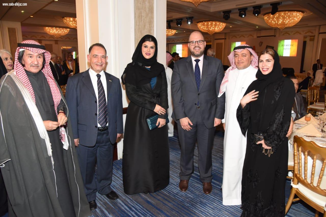 الامير عمرو الفيصل يشرف احتفالية اليوم الوطني لجمهورية إيرلندا