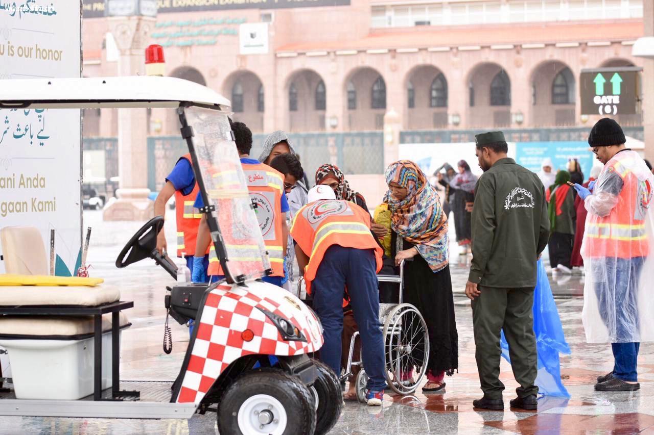 هلال المدينة المنورة يتلقى 86 بلاغ ويسعف 67 حالة خلال ٢٤ ساعة