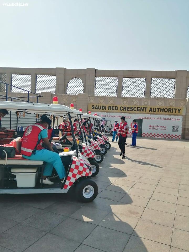فريق التطوع الإسعافي لهيئة هلال المدينة يسعف مرتادي المسجد النبوي وقباء