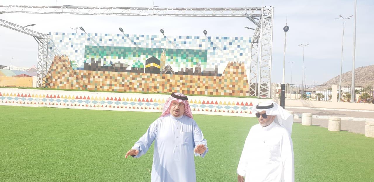 (ابن دلبوح)في زيارة ميدانية لمركز المعارض وموقع فعاليات مهرجان المجارده( شتانا غير) بشارع الفن