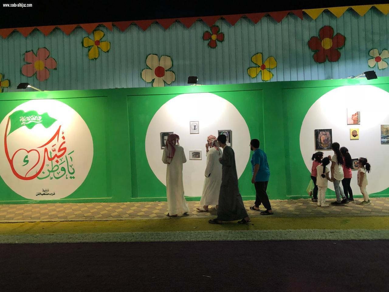 فعاليات متنوعة تقدمها اللجنة  المنظمة لفعاليات الدرب وناسة  القلب في يومها الخامس 