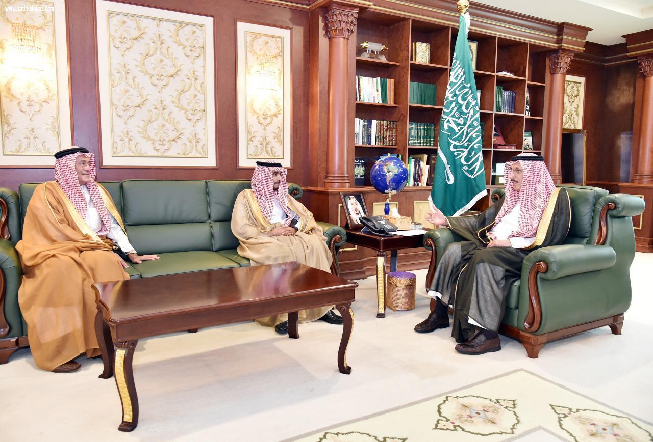 أمير منطقة جازان يستقبل رئيس الهيئة الملكية للجبيل وينبع