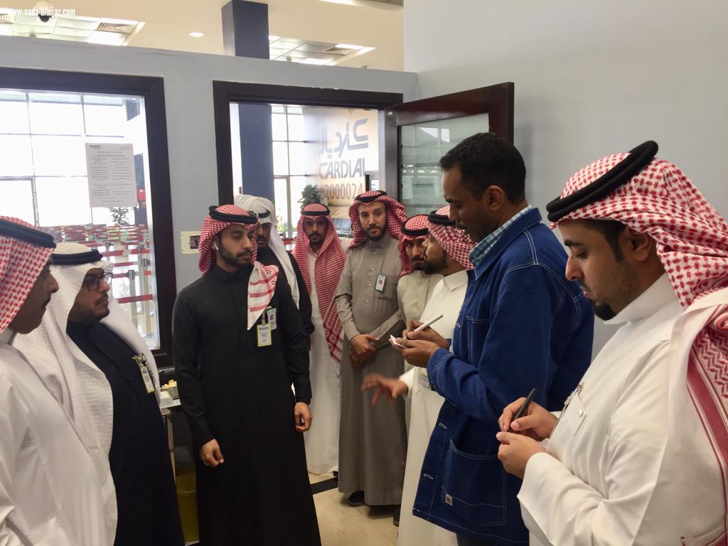 زياره اشرافيه لمركز المراقبه الصحيه بمطار الطائف الدولي