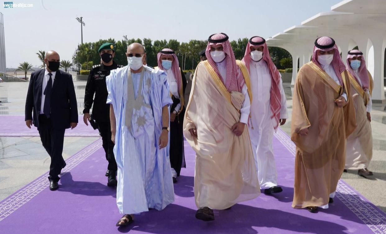 الرئيس الموريتاني يصل إلى جدة