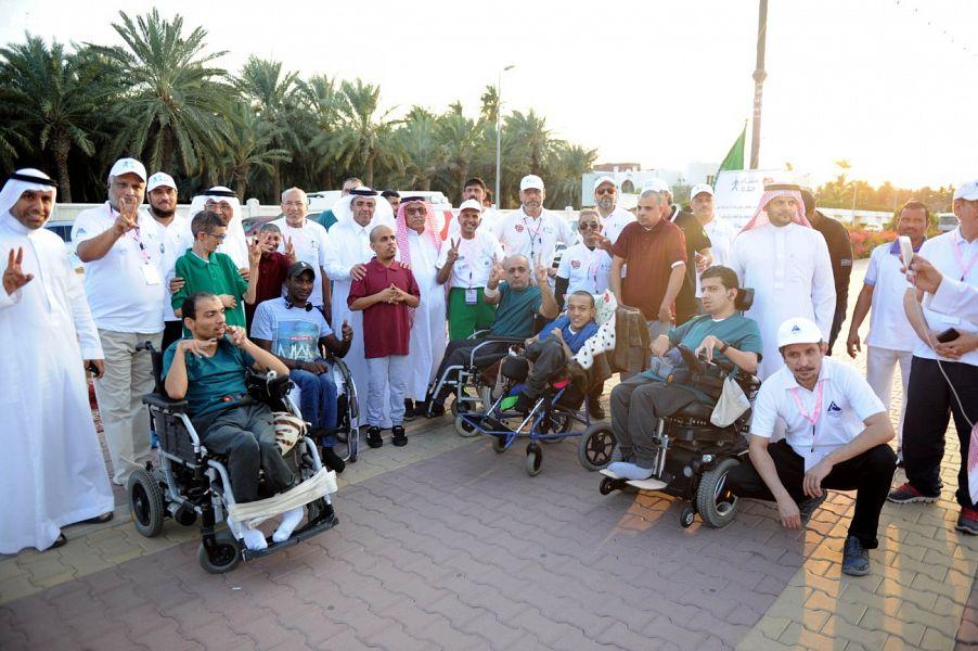 ماراثون الاطفال ذوي الاعاقة بحضور ورعاية الاستاذ عبدالله آل طاوي
