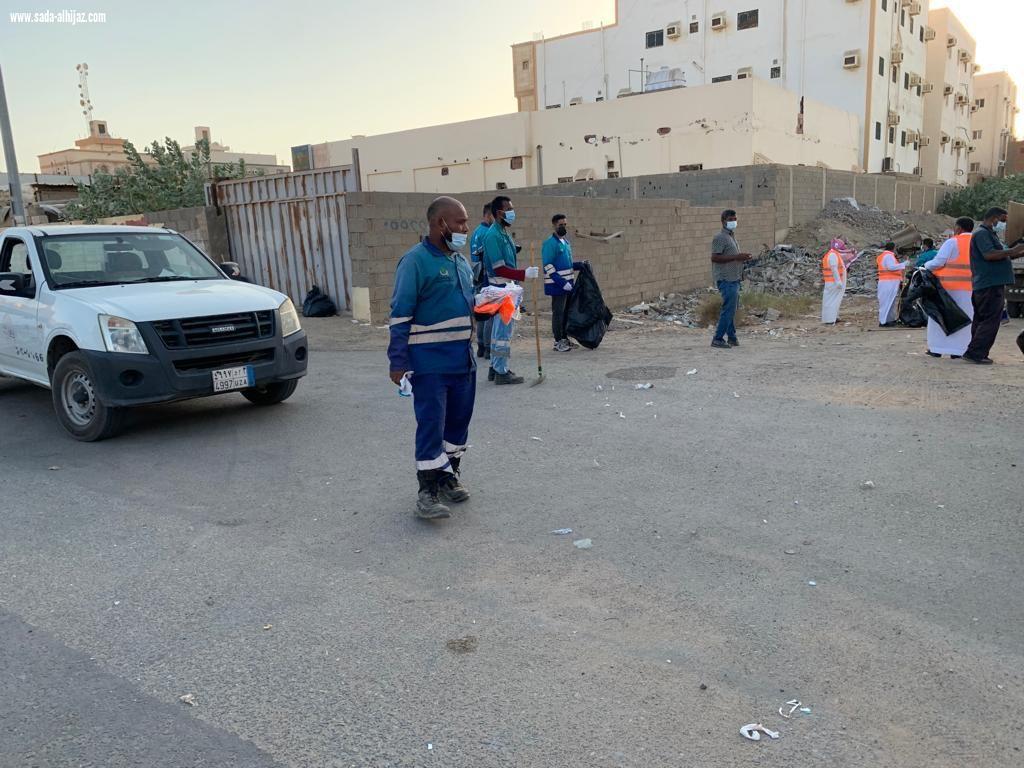 *أمانة جدة تنفذ مبادرة كن مكاني بحي الفضيلة بمشاركة 50 متطوعا