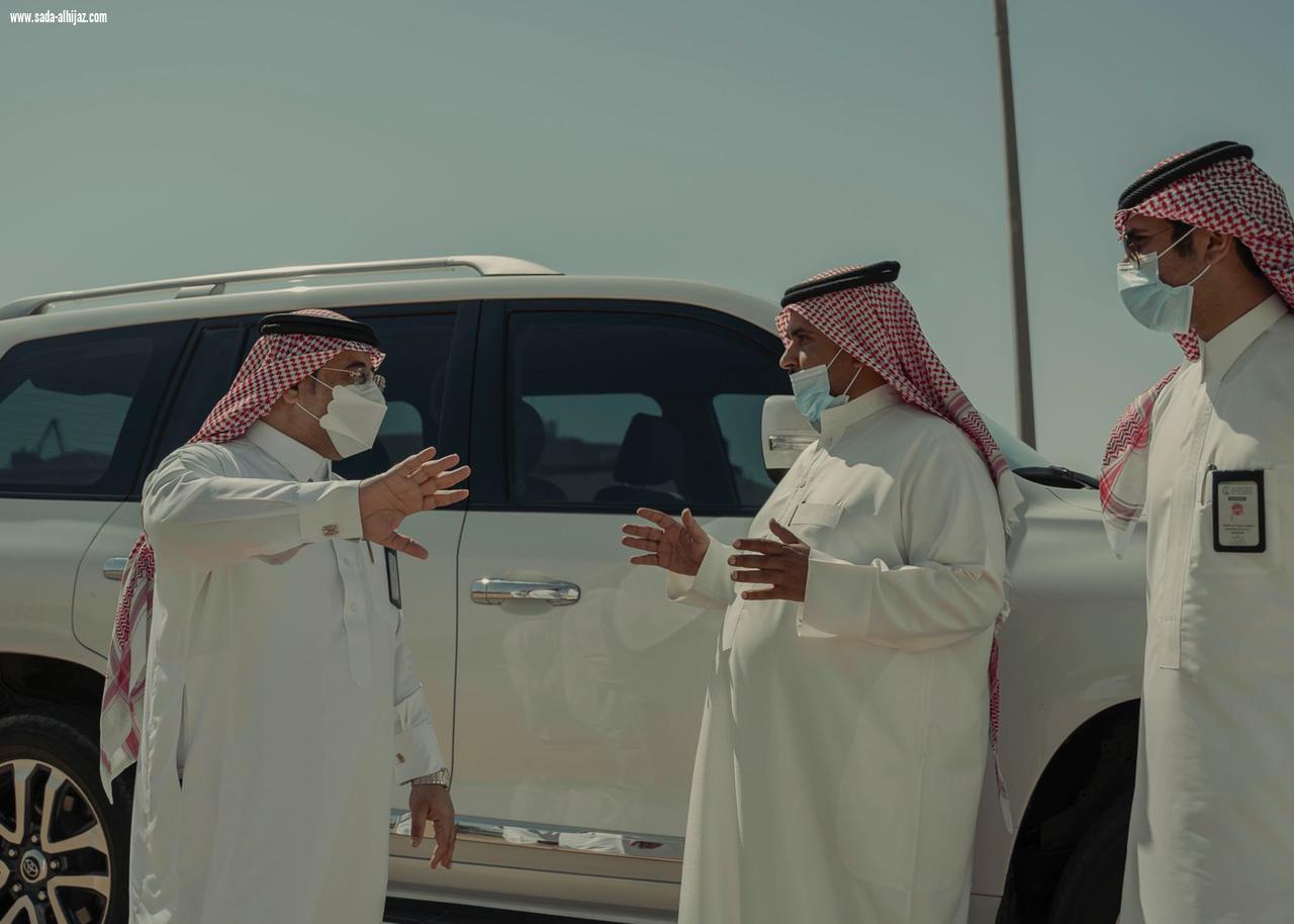 أمين الجوف يتفقد أعمال معالجة التشوه البصري بسكاكا ويشدد على تحقيق أهداف حملة التسعين يوما