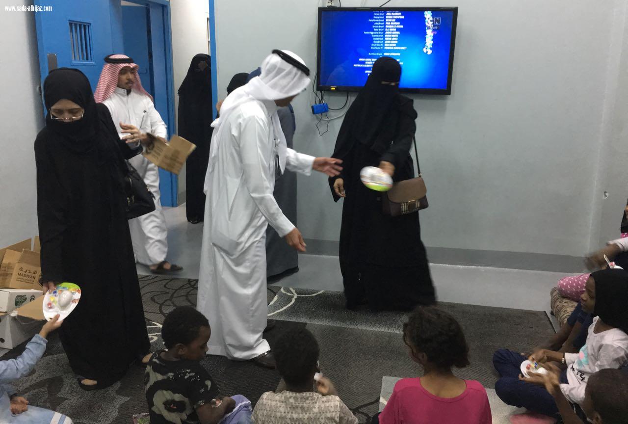 آل طاوي تفقد مركز استلام الاطفال الاجانب والمتسولين بمكة بمجمع الادارات الحكومية بالشميسي