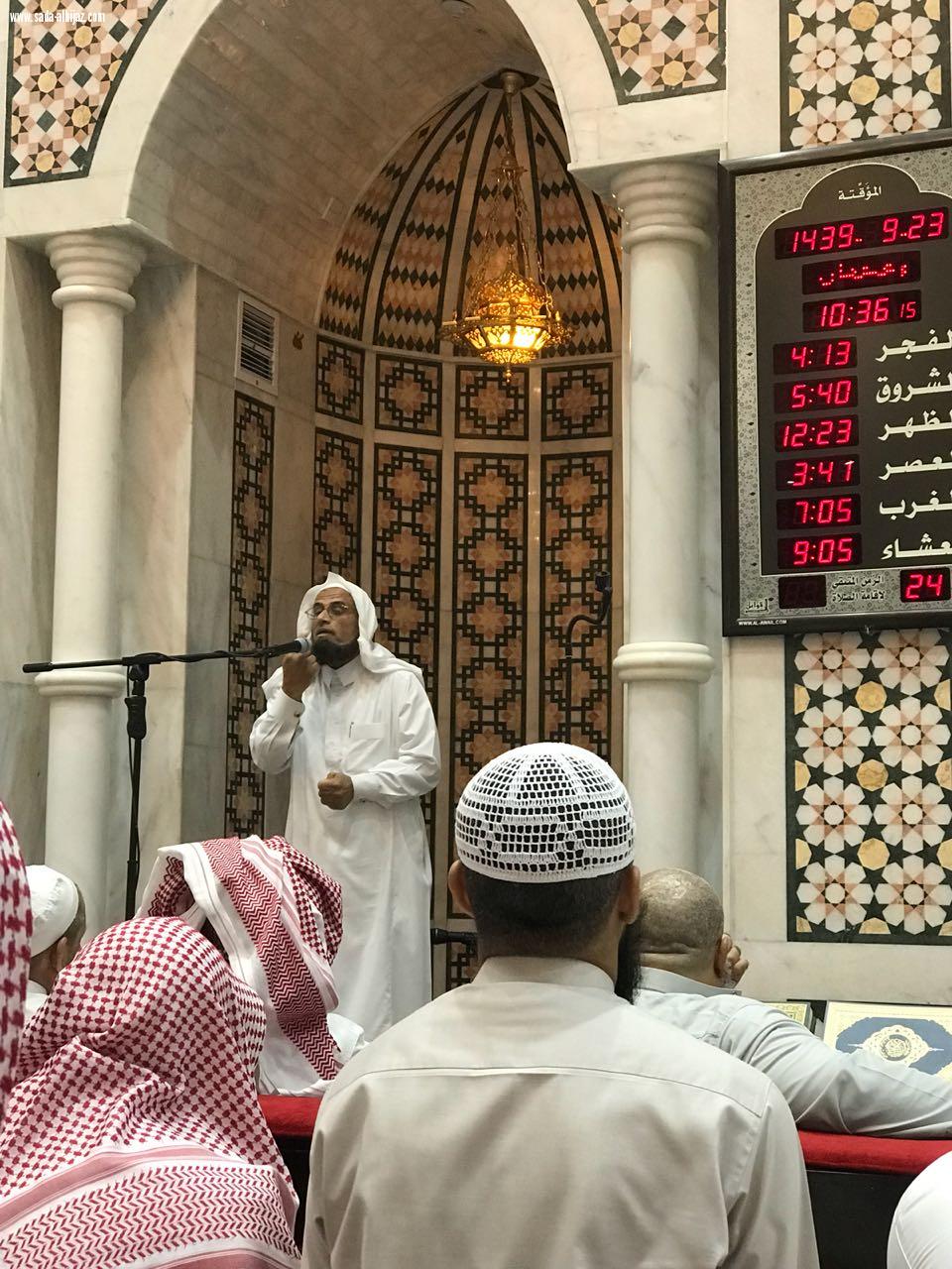 هلال جدة يقيم محاضرة توعوية عن الإسعافات الأولية في مسجد ام الخير بجدة