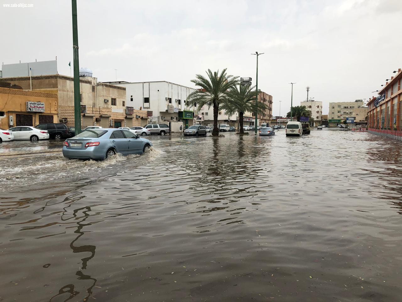متابعة الحالة المطرية منطقة  المدينة المنورة 