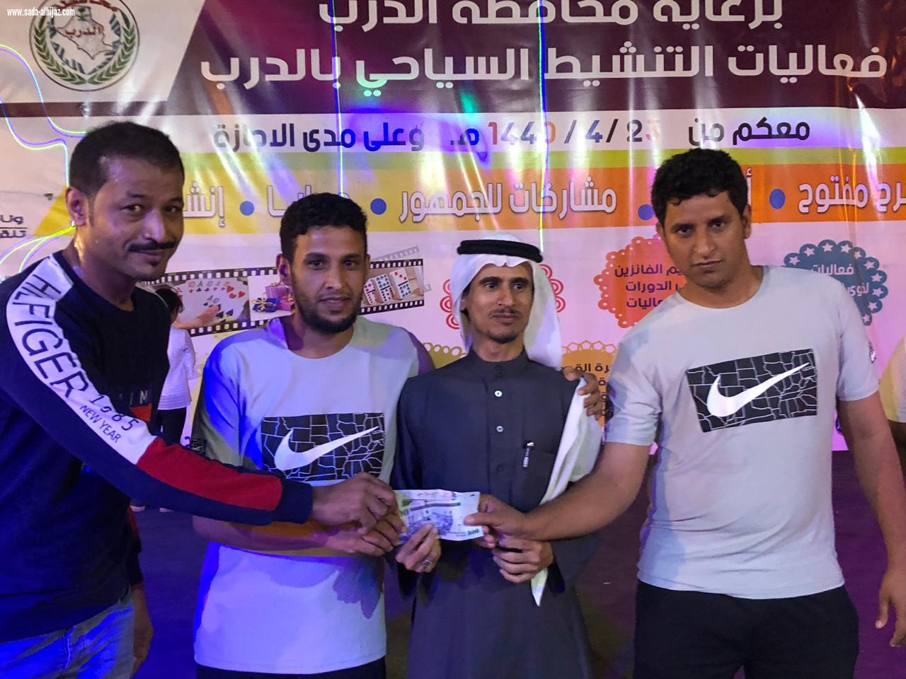 فعاليات متنوعة تقدمها اللجنة  المنظمة لفعاليات الدرب وناسة  القلب في يومها الخامس 
