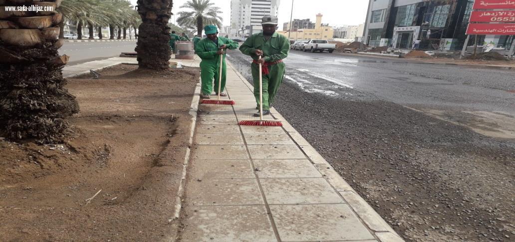 أمانة المدينة المنورة تتمكن من سحب 188ألف متر مكعب من مياه الأمطار خلال 4 أيام 