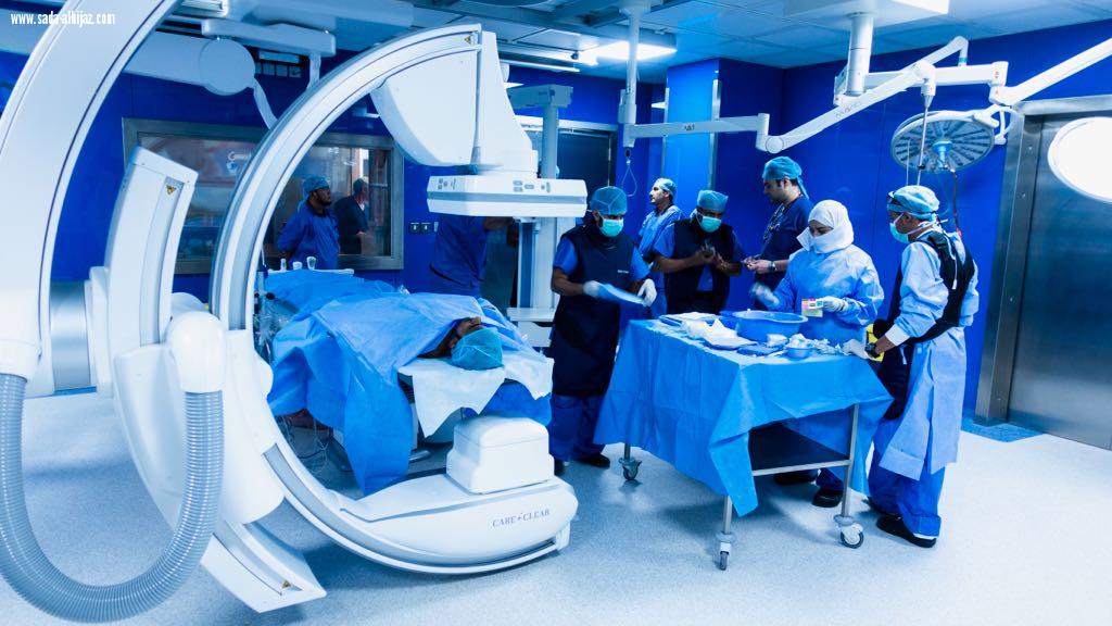 لاول مره بصحة الطائف: التخصصي يعلن نجاح اول عملية ضمن مراحل تشغيل وحدة القسطره القلبية