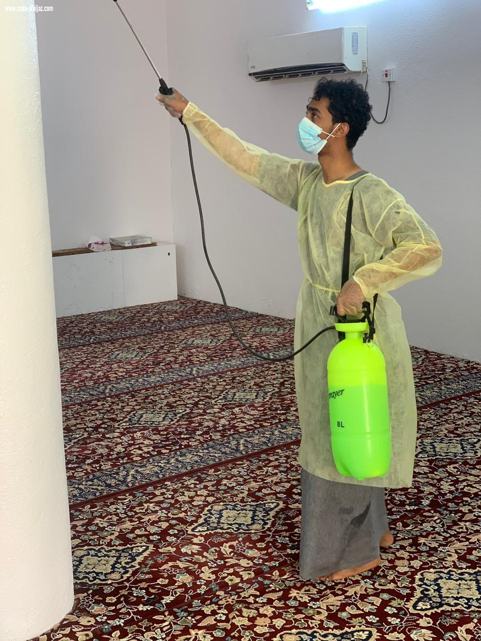إدارة المساجد والدعوة والإرشاد ببيش بالتعاون مع جمعية معين التطوعية تطلق الحملة الثالثة لتعقيم وتطهير المساجد بالمحافظة