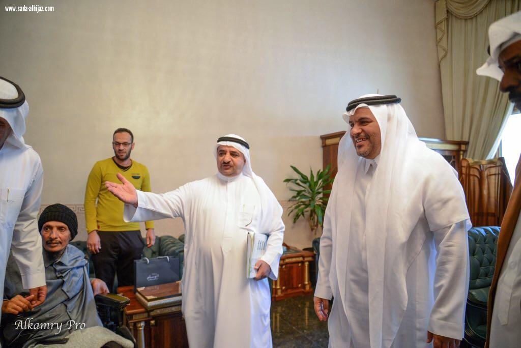 محافظ الطائف يستقبل مستفيدي واعضاء مجلس ادارة جمعية الطائف الخيرية لذوي الاحتياجات الخاصة