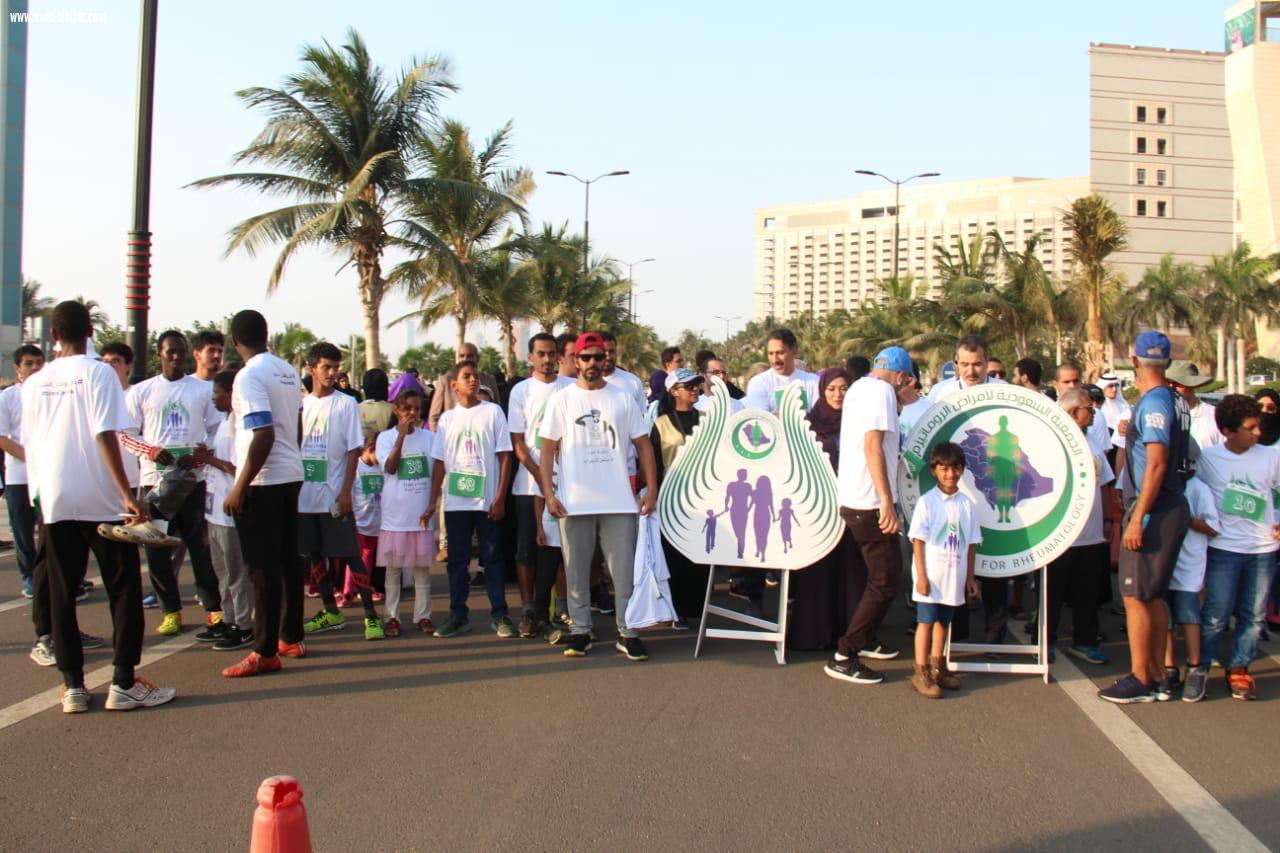 الجمعية السعودية للروماتيزم بجدة تُقيم ماراثون الجري المفتوح 