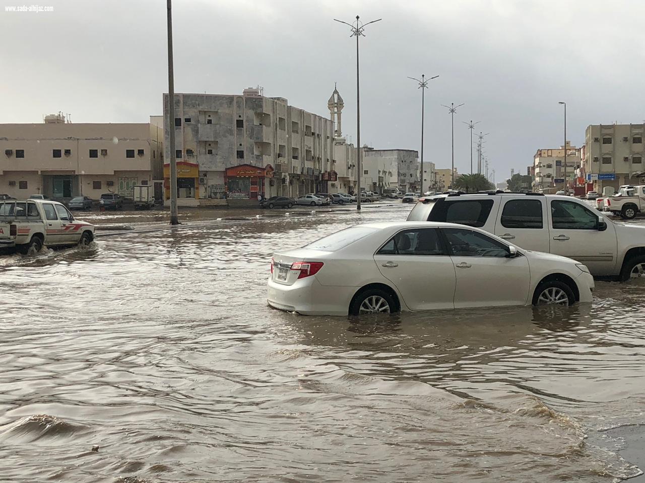 متابعة الحالة المطرية منطقة  المدينة المنورة 