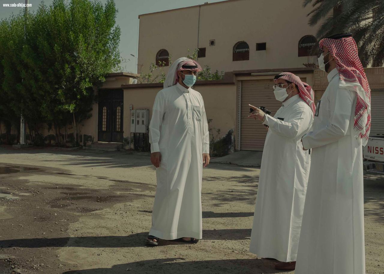 أمين الجوف يتفقد أعمال معالجة التشوه البصري بسكاكا ويشدد على تحقيق أهداف حملة التسعين يوما