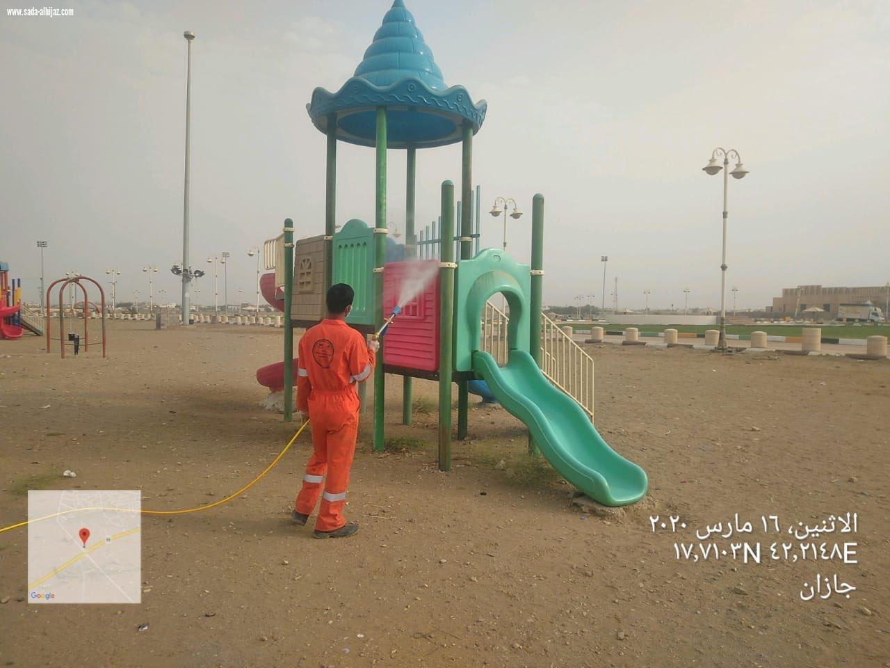 بلدية الدرب تواصل جهودها الوقائية والإحترازية للحد من انتشار كورونا