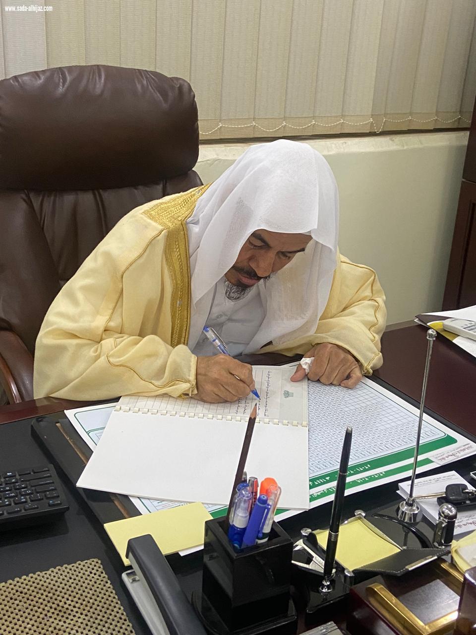 مفتي الباحة .. يزور جمعية الدعوة بقلوة...