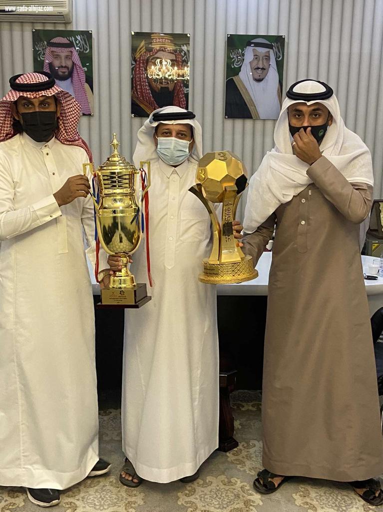 رئيس مركز وادي جازان يستقبل فريق امجاد الخشابية بطل بطولة الغرفة التجارية الصناعية بجازان وبطل السوبر