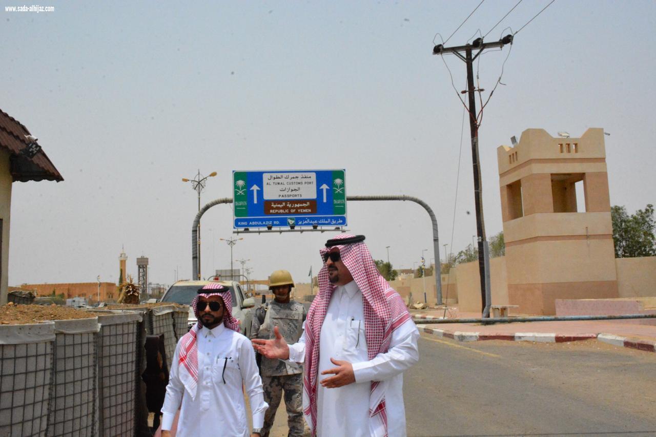 أمين منطقة جازان .. يتفقد المشاريع البلدية في محافظة الطوال الحدودية 