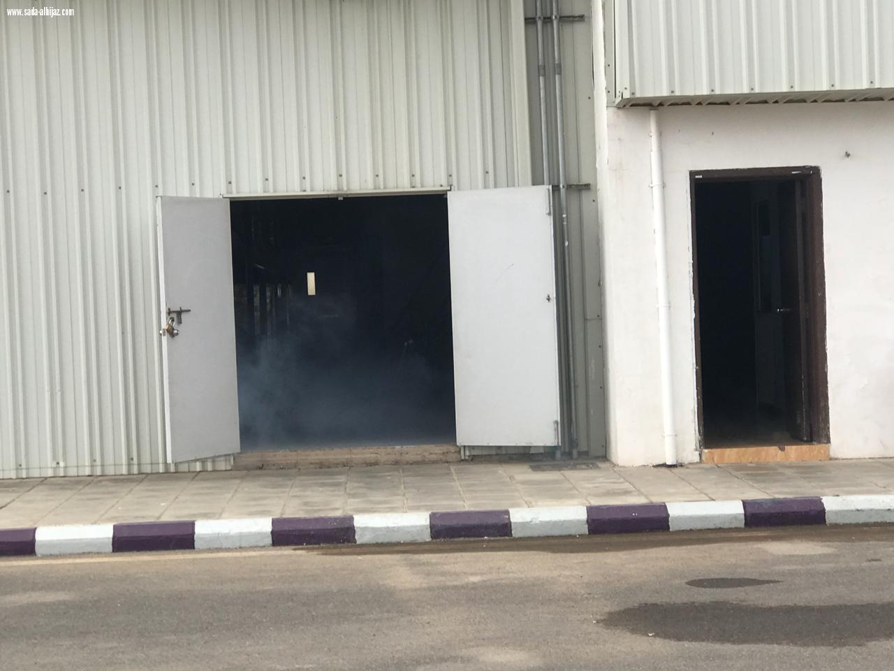 مدني المدينة ينفذ خطة فرضية لحادث بمبنى إدارة المستودعات بالاتصالات السعودية