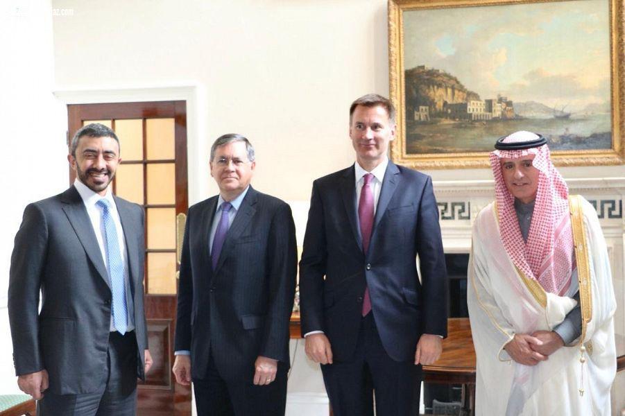 الوزير الجبير يشارك في اجتماع اللجنة الرباعية حول اليمن