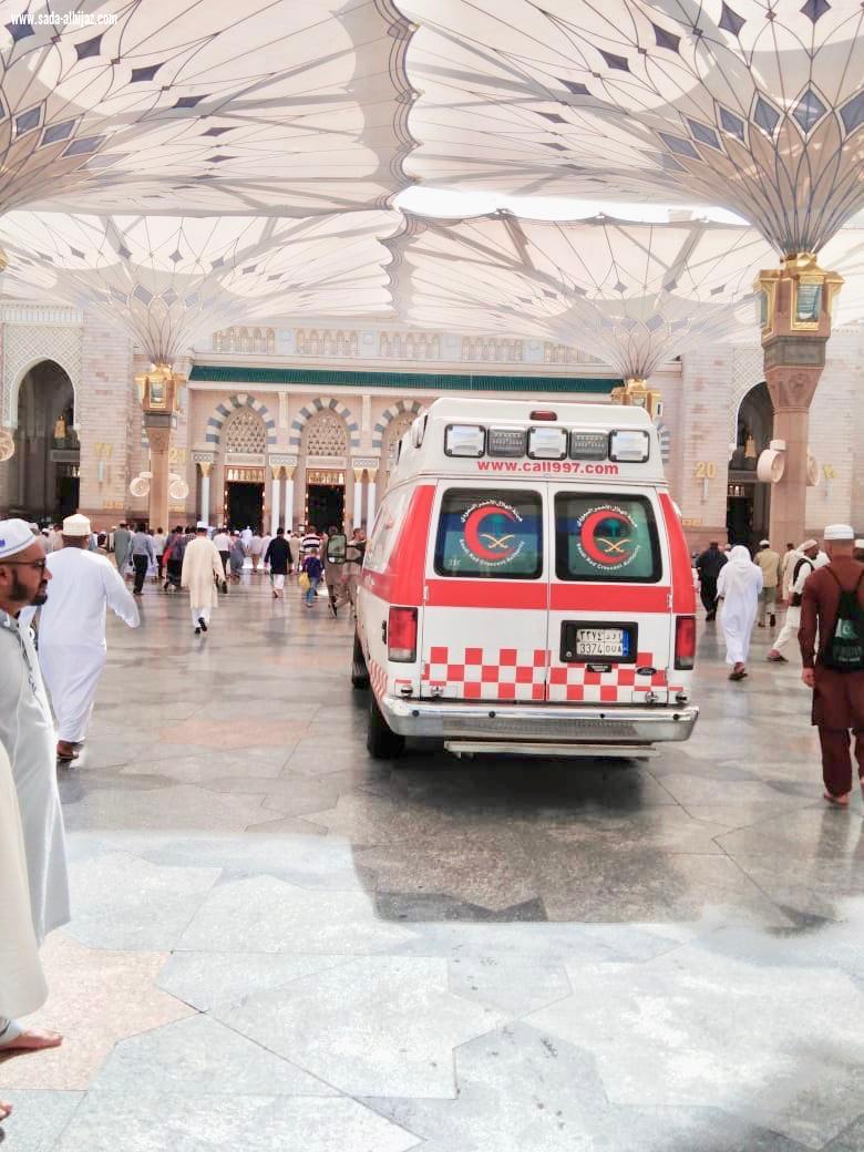 هلال المدينة المنورة يتلقى 86 بلاغ ويسعف 67 حالة خلال ٢٤ ساعة