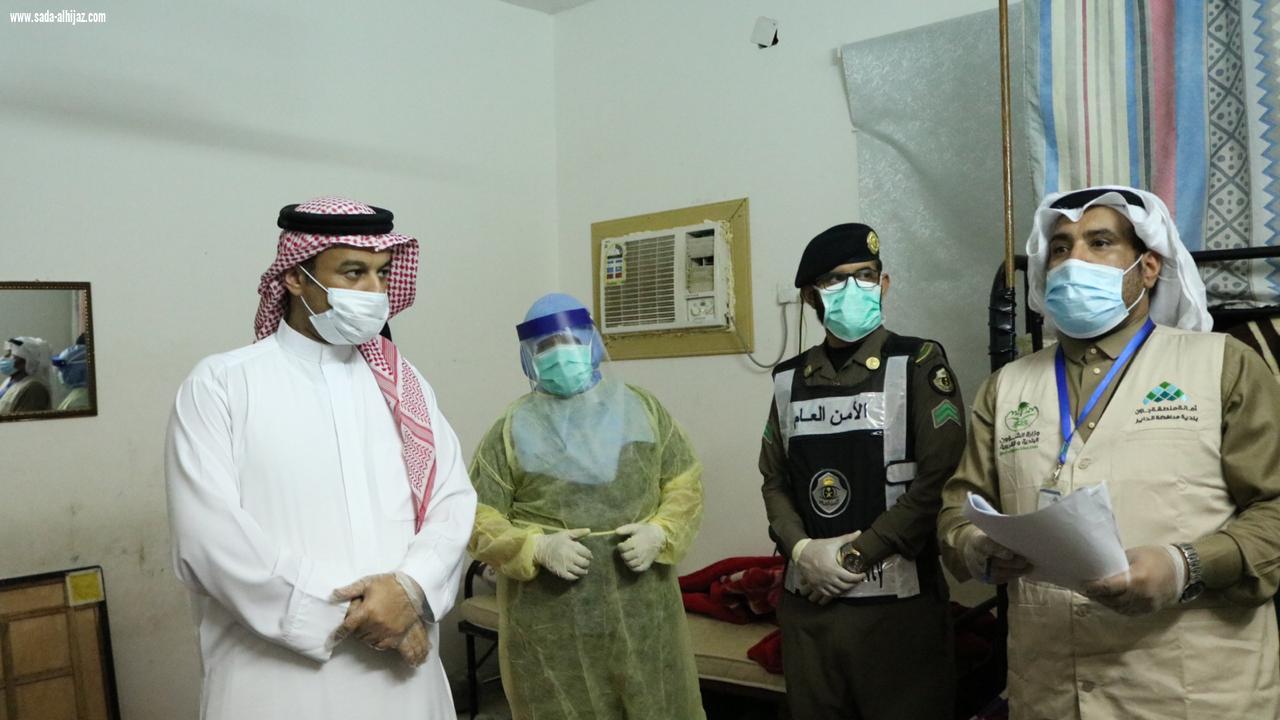 تنفيذا لتوجيهات أمير منطقة جازان و سمو نائبه  بمتابعة المحافظ ..لجنة متابعة سكن العمالة بالداير تواصل أعمالها الميدانية